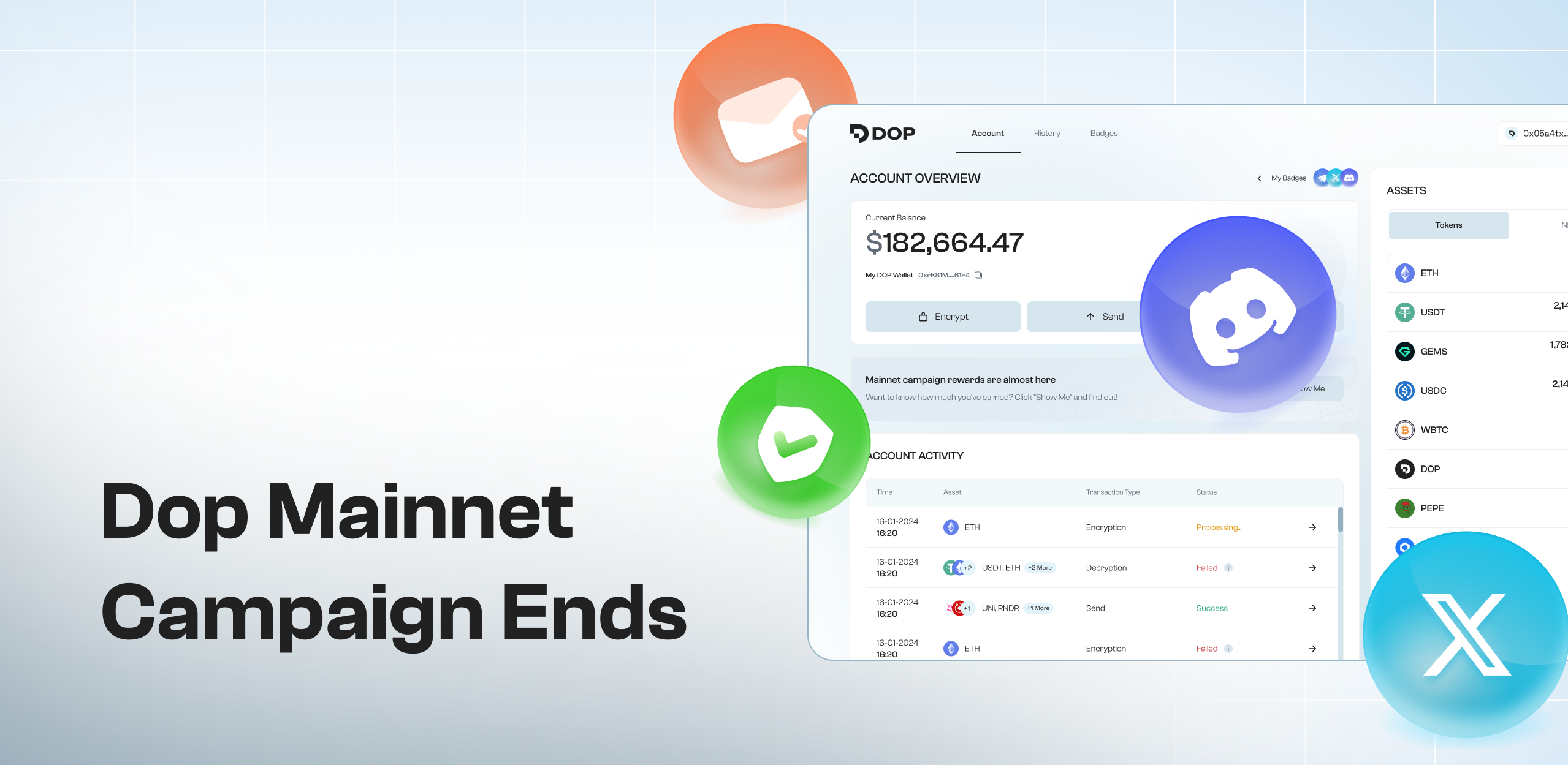 DOP Mainnet Campaign Concludes